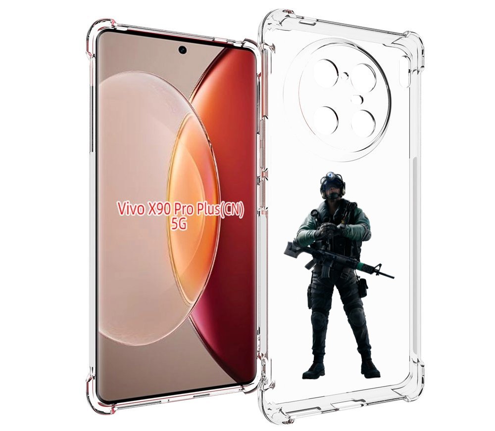 

Чехол MyPads Tom-Clancy's-Rainbow-Six-2 для Vivo X90 Pro Plus, Прозрачный, Tocco