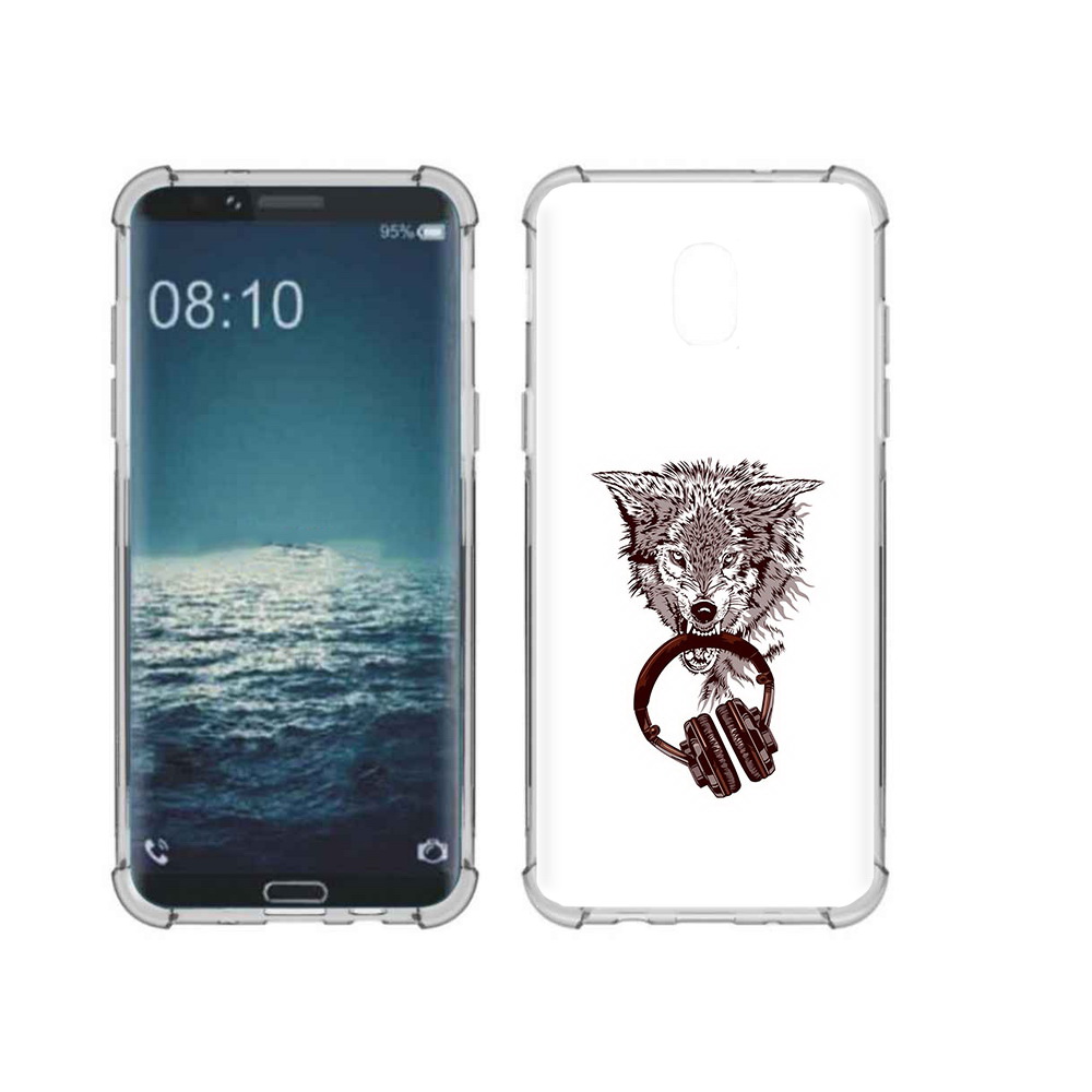

Чехол MyPads Tocco для Samsung Galaxy J3 дикий волк (PT226926.574.325), Прозрачный, Tocco