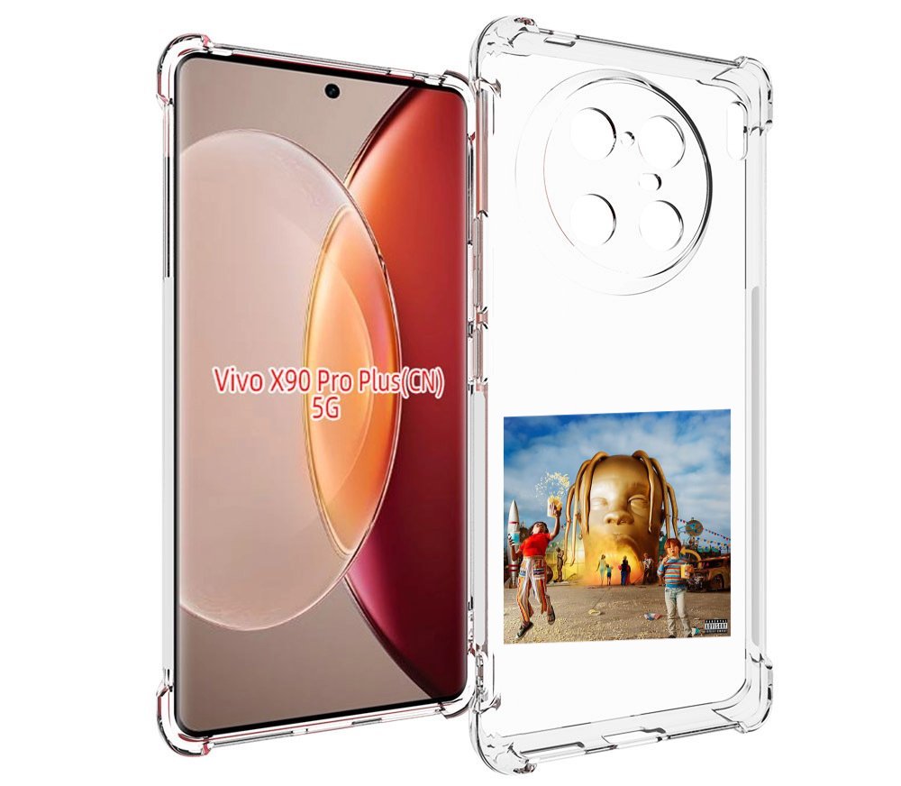 

Чехол MyPads Travis Scott - Astroworld для Vivo X90 Pro Plus, Прозрачный, Tocco