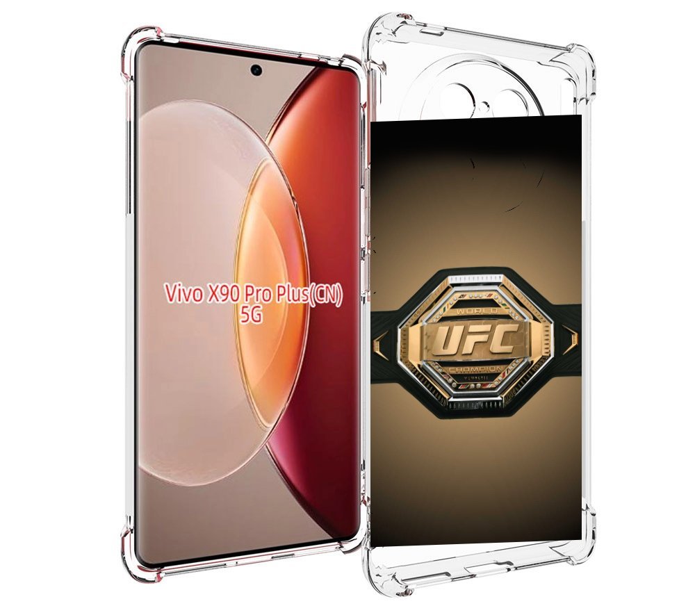 

Чехол MyPads UFC единоборства мужской для Vivo X90 Pro Plus, Прозрачный, Tocco