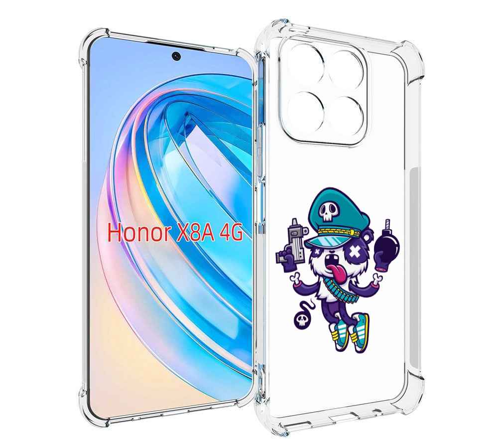 

Чехол MyPads персонаж с пистолетом и бомбочкой для Honor X8a, Tocco