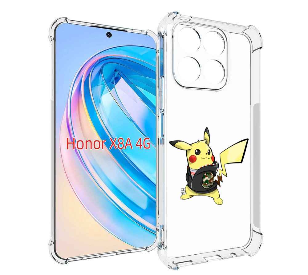 

Чехол MyPads пикачу для Honor X8a, Tocco
