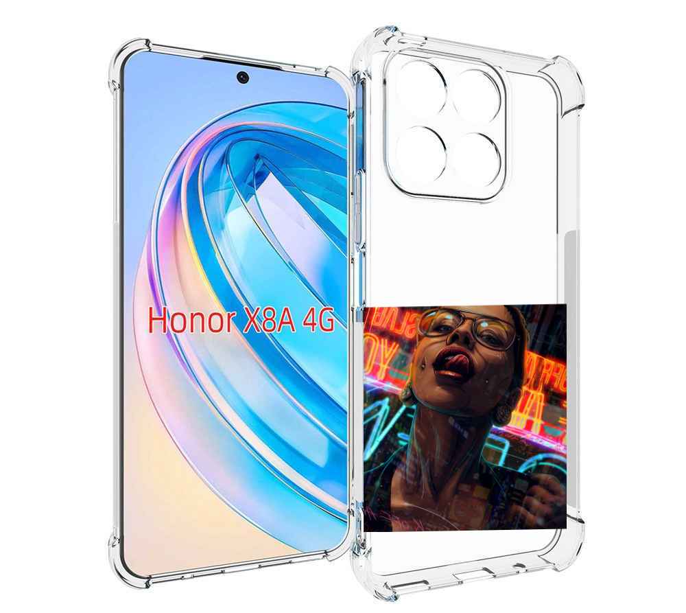 

Чехол MyPads пирсинги-в-щеках для Honor X8a, Tocco