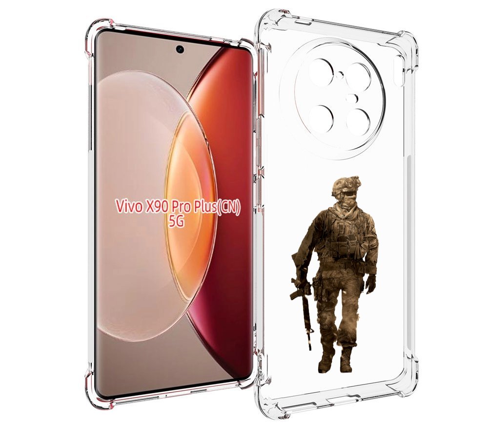 

Чехол MyPads call-of-duty мужской для Vivo X90 Pro Plus, Прозрачный, Tocco