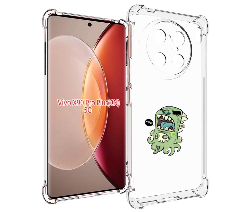 

Чехол MyPads crop для Vivo X90 Pro Plus, Прозрачный, Tocco