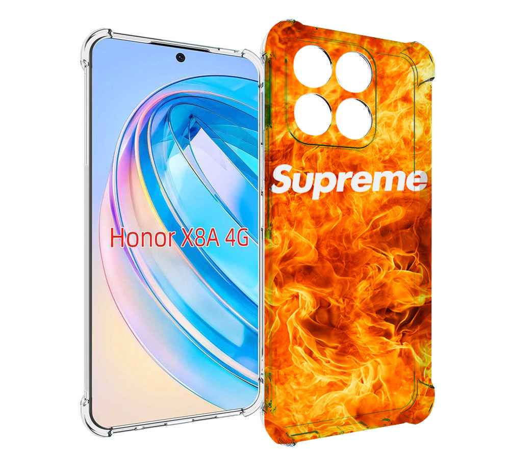 

Чехол MyPads пламя-пламенное суприм для Honor X8a, Tocco
