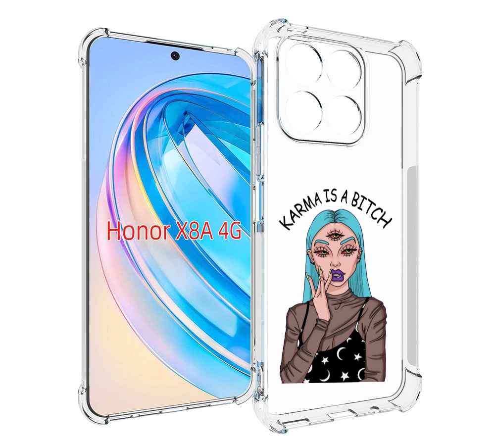 

Чехол MyPads плохая-карма женский для Honor X8a, Tocco