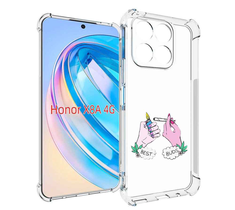 

Чехол MyPads плохие руки женский для Honor X8a, Tocco