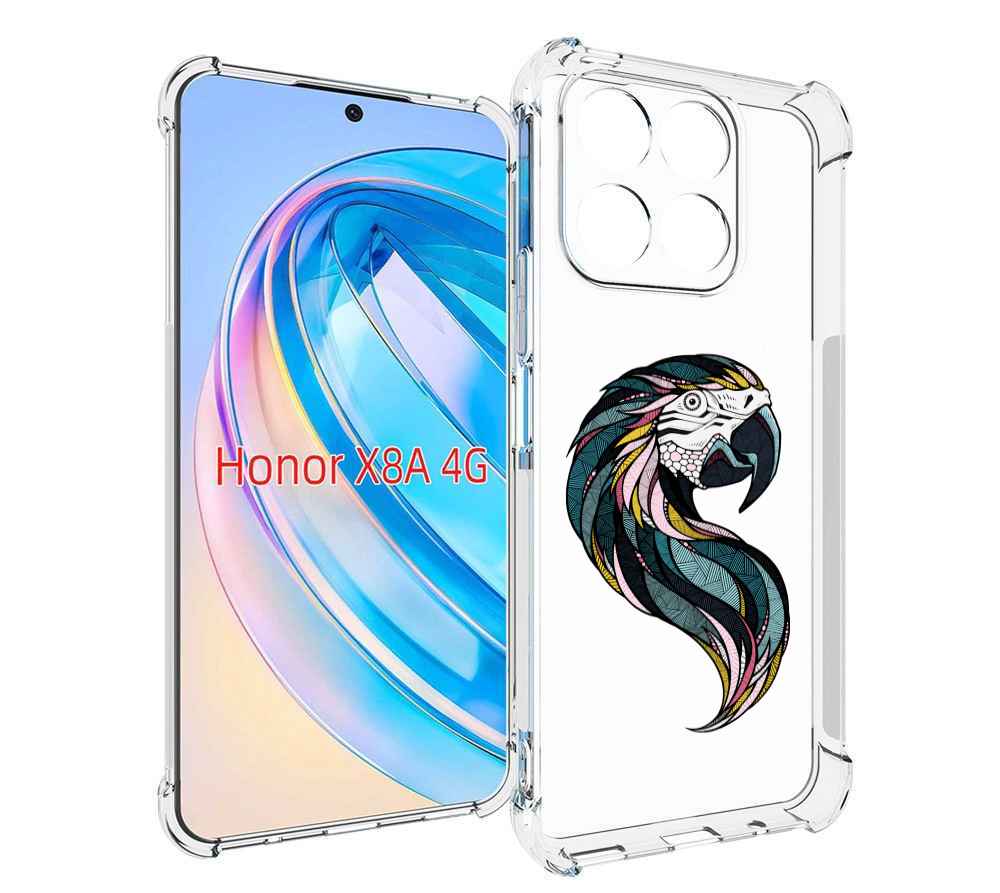 

Чехол MyPads полупопугай для Honor X8a, Tocco