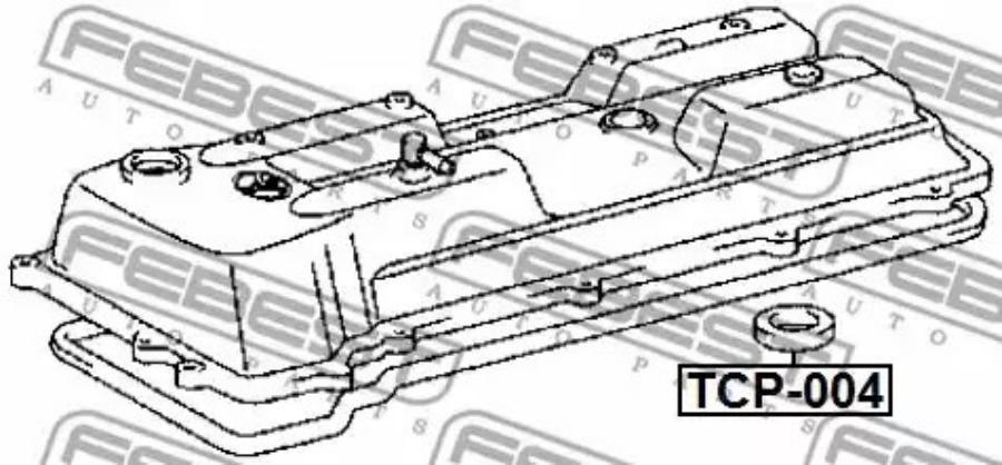 Tcp-004_прокладка под свечи toyota celica zzt231 2zzge