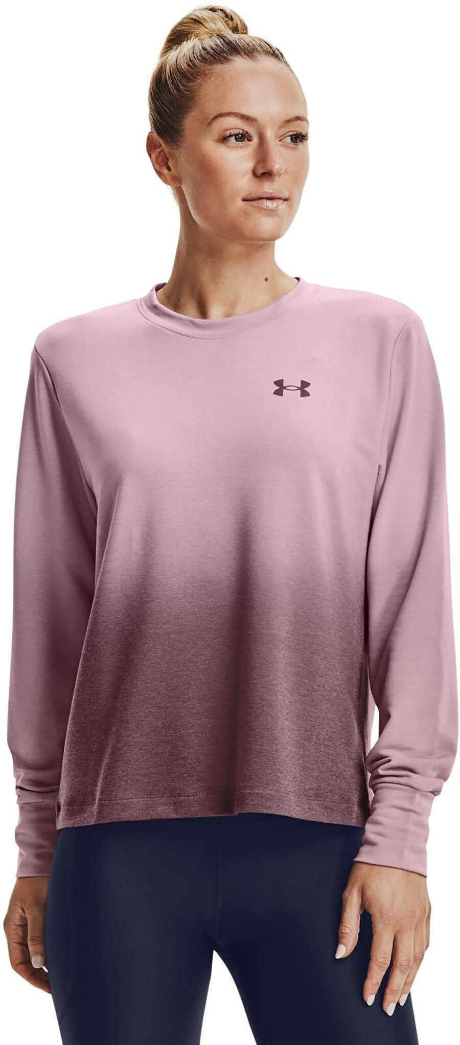 

Лонгслив женский Under Armour 1370980-698 розовый MD, 1370980-698