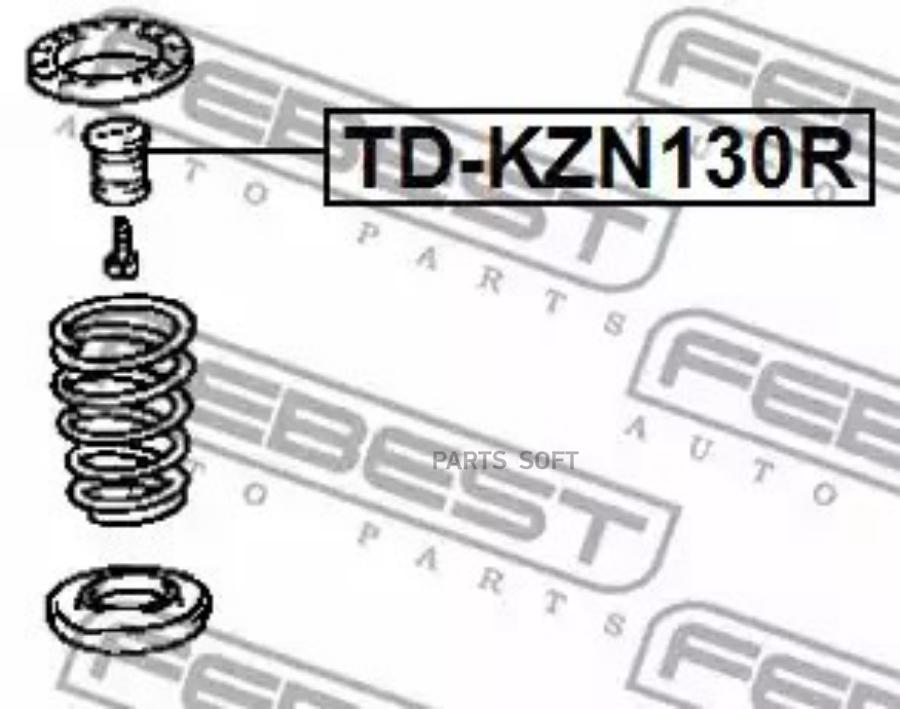 

Td-kzn130r_отбойник амортизатора заднего toyota land cruiser kdj9/kzj9/vzj9 96-02