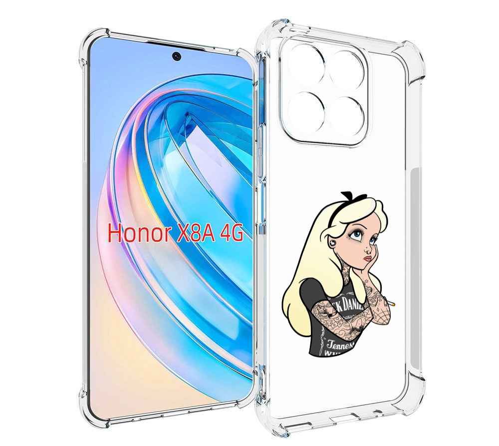 

Чехол MyPads принцесса-в-татуировках женский для Honor X8a, Tocco