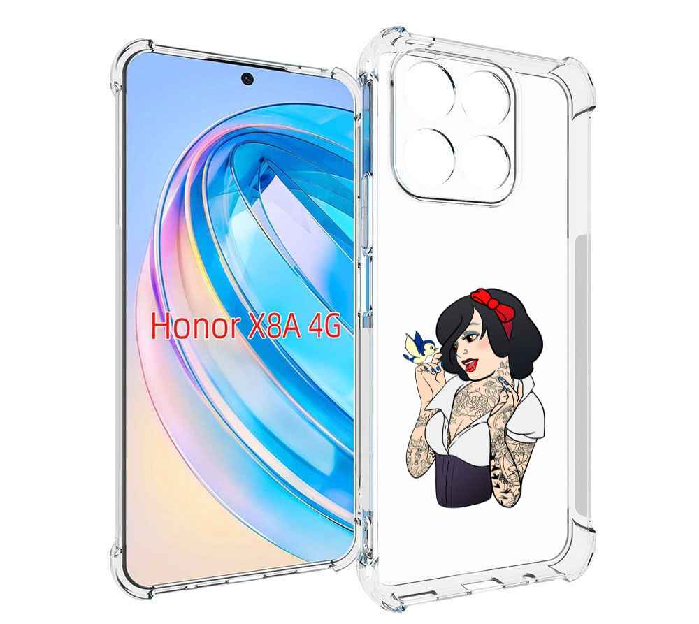 

Чехол MyPads принцесса-тату женский для Honor X8a, Tocco