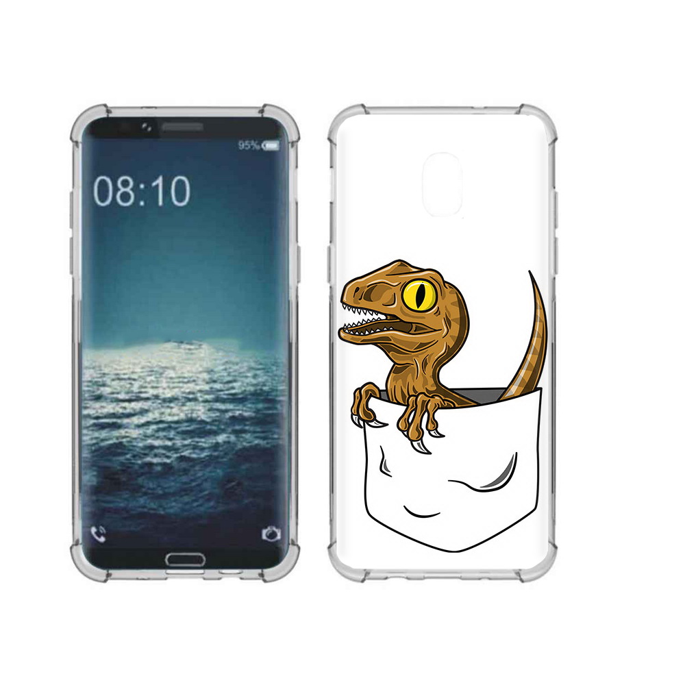 

Чехол MyPads Tocco для Samsung Galaxy J3 динозавр в кармане (PT226926.574.327), Прозрачный, Tocco