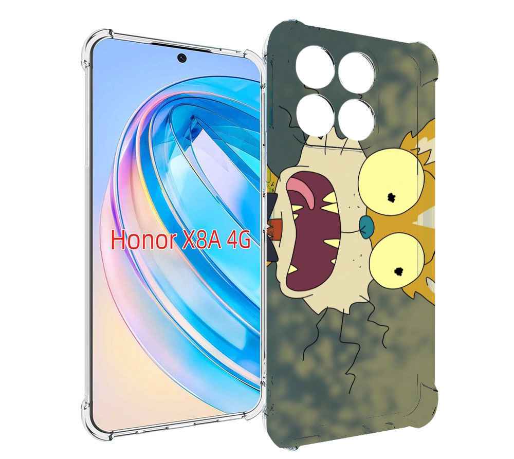 

Чехол MyPads пугливый кот для Honor X8a, Tocco