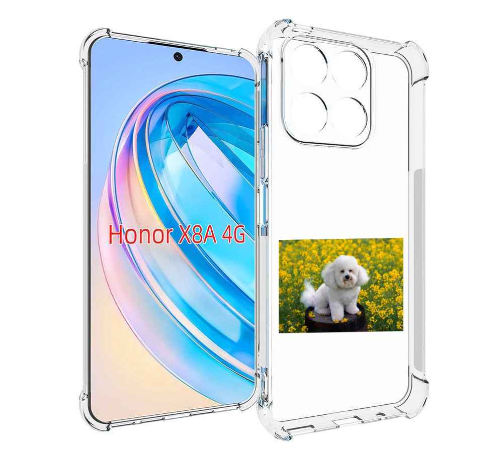 

Чехол MyPads пудель белый для Honor X8a, Tocco