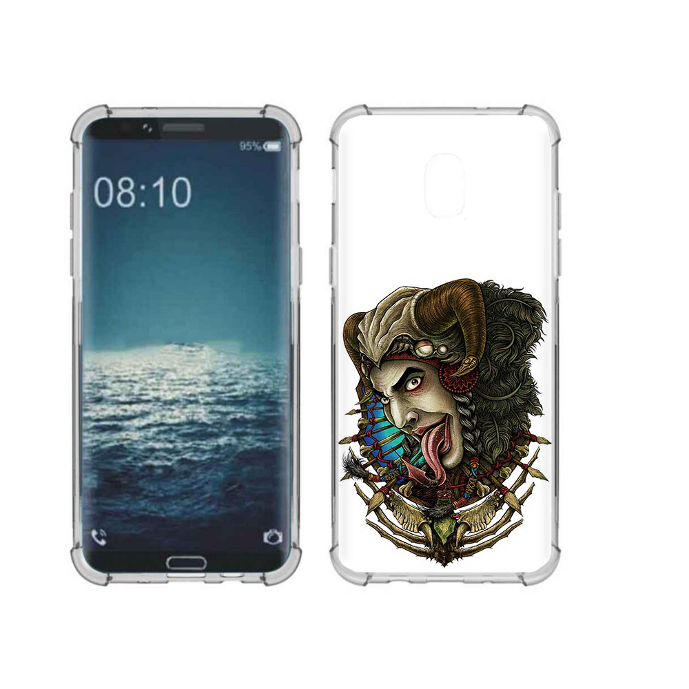

Чехол MyPads Tocco для Samsung Galaxy J3 длинный язык (PT226926.574.330), Прозрачный, Tocco