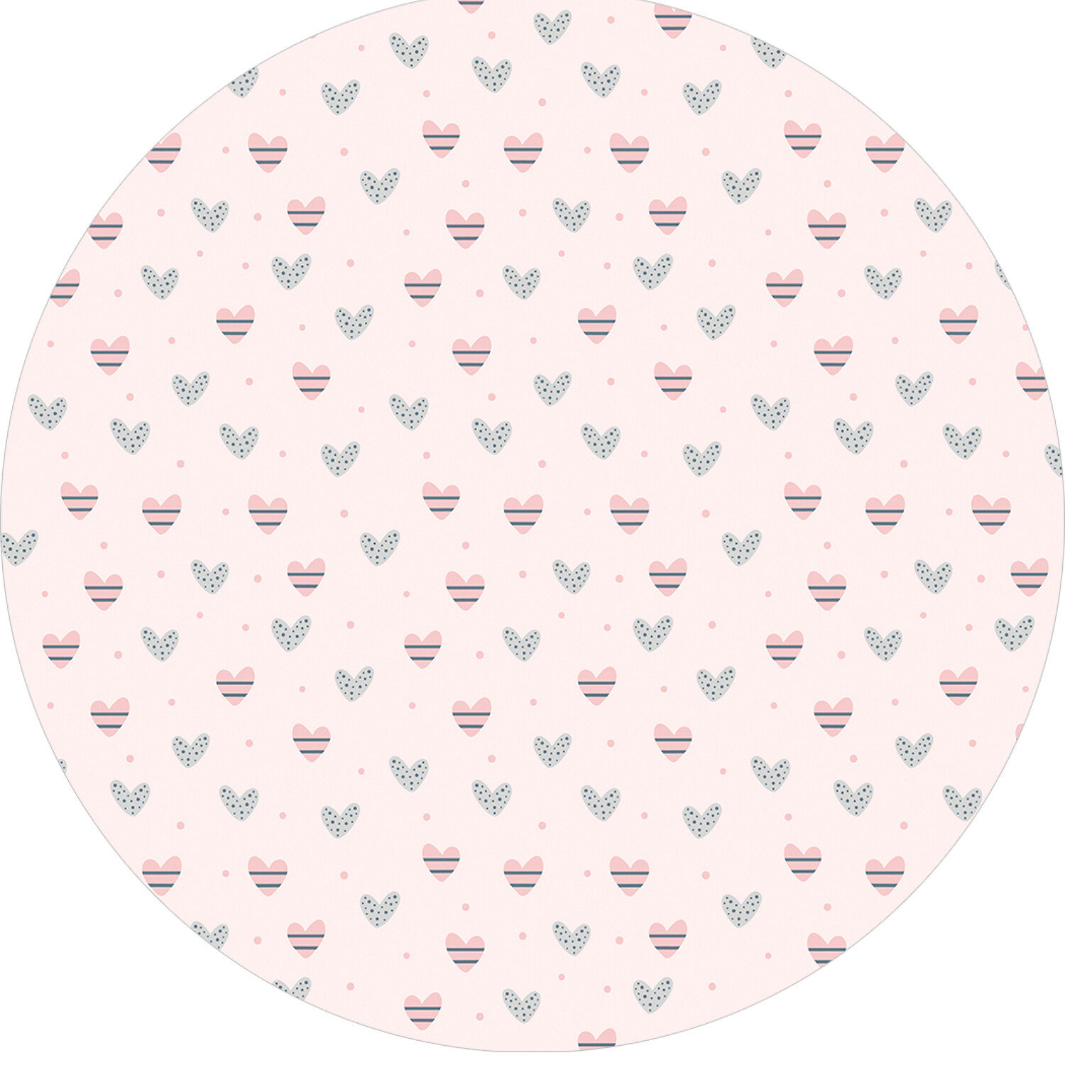 Парео женское JoyArty Сердце в полоску розовое, 150x150 см