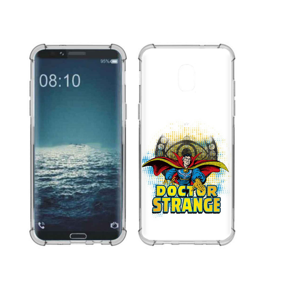 

Чехол MyPads Tocco для Samsung Galaxy J3 доктор стренж рисунок (PT226926.574.335), Прозрачный, Tocco