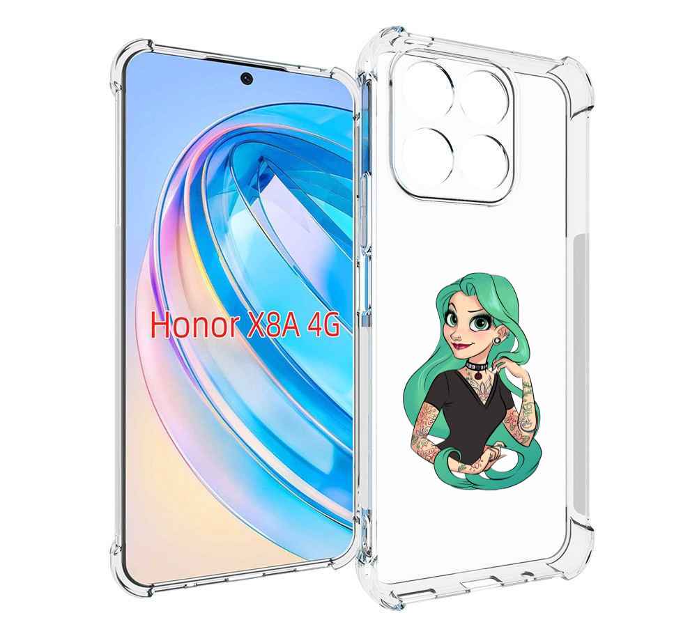 

Чехол MyPads рапунцель-в-тату женский для Honor X8a, Tocco
