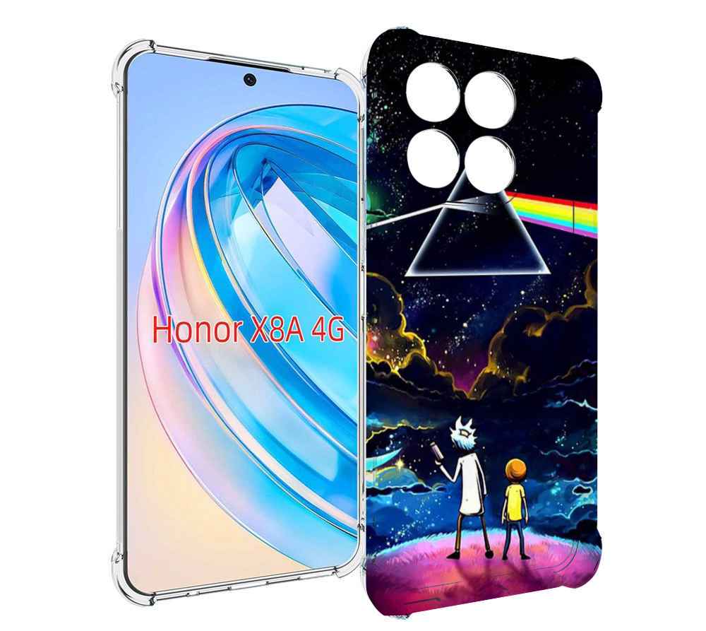 

Чехол MyPads рик и морти в космосе для Honor X8a, Tocco
