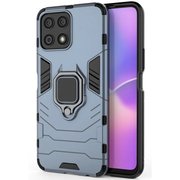

Противоударный чехол Epik Transformer Ring для Honor X8 / X30i, Синий