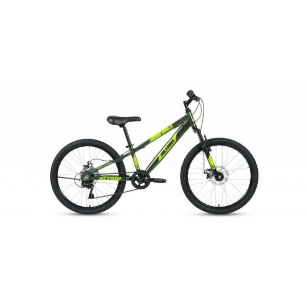 фото Велосипед 24 forward altair al d (disk) (7-ск.) 2022 (рама 11) зеленый