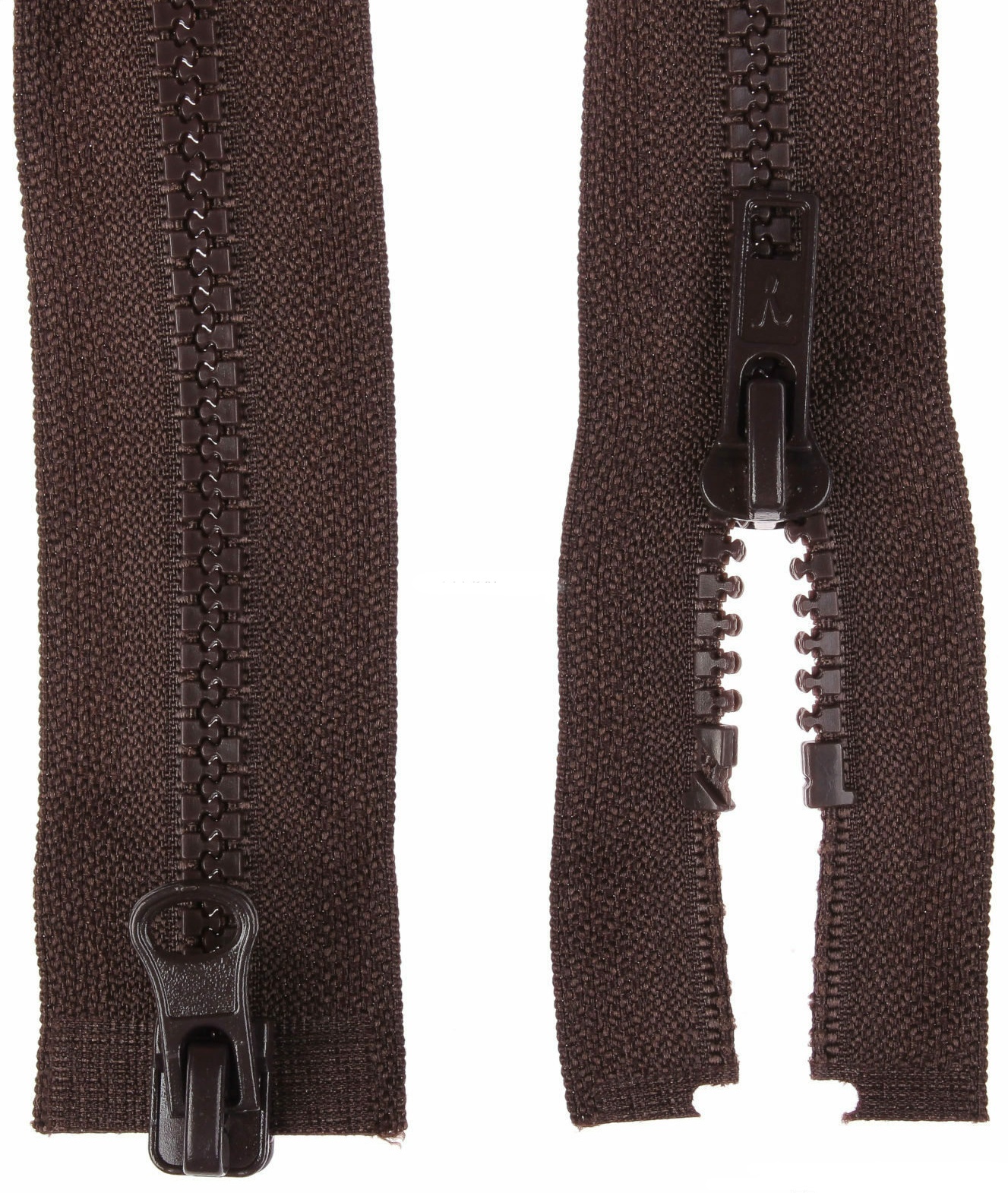 

Gamma Трактор, 80 см, Тип 5, 10 шт, разъемная, двухзамковая, №295, темно-коричневая, Коричневый