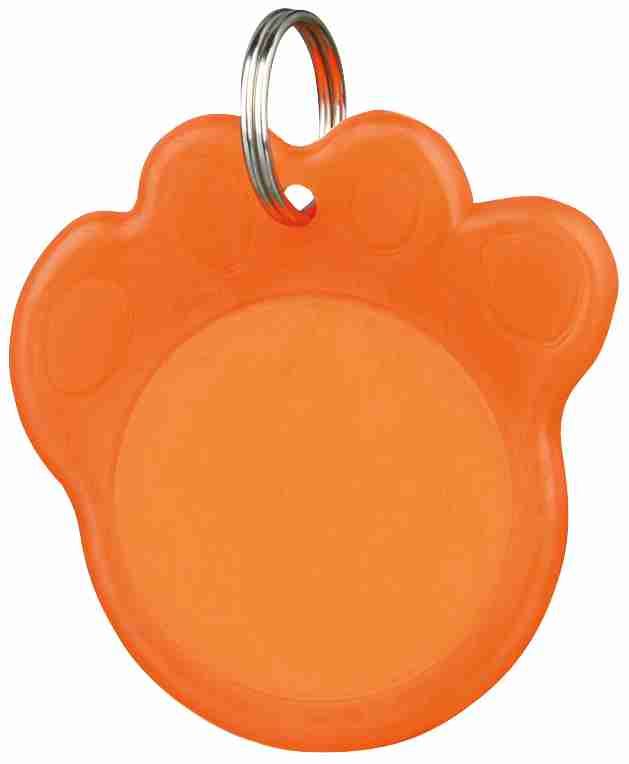 Адресник фосфоресцирующий Trixie 3,5 см, оранжевый