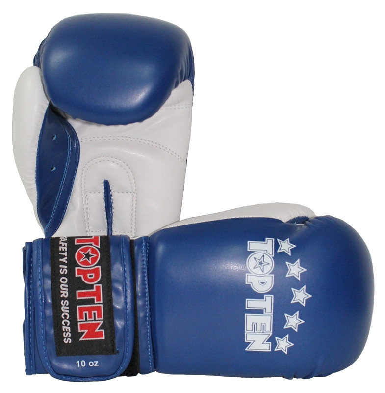 Боксерские перчатки Top Ten NB II синие, 14 унций