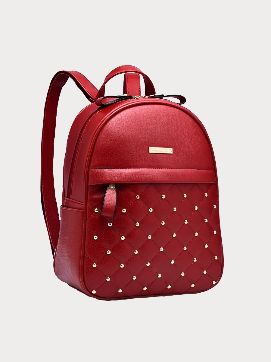 Рюкзак женский LUSAN CC2128-LS036-233 красный, 34х22х13 см
