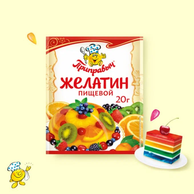 

Желатин Приправыч, 20 г х 3 шт, желатин