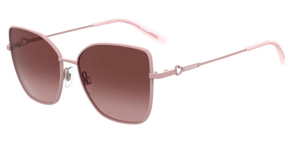 Солнцезащитные очки женские MOSCHINO LOVE MOL056/S розовые