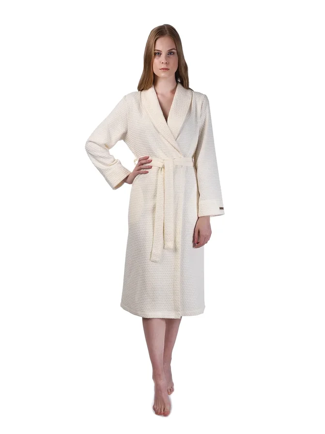 

Халат женский Cleanelly Senso белый 46 RU, Senso
