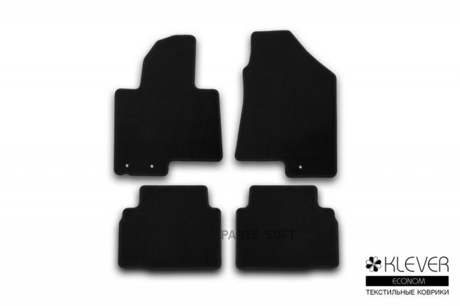 

Коврики в салон Klever Econom HYUNDAI IX35 2010-> кросс., 4 шт. (текстиль)
