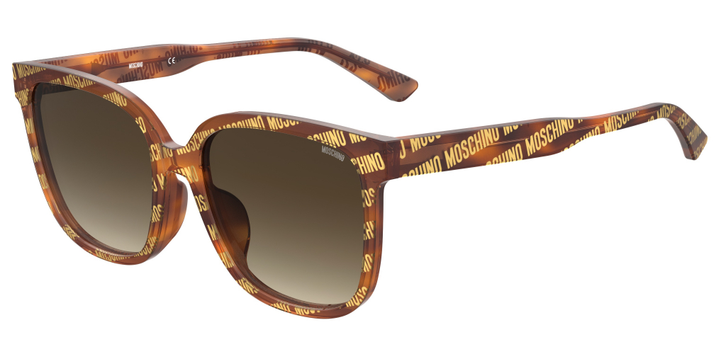 Солнцезащитные очки женские MOSCHINO MOS134/F/S коричневые