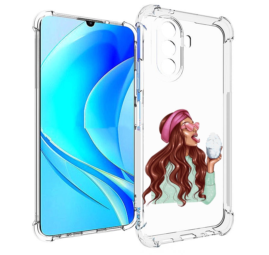 

Чехол MyPads любительница-снега женский для Huawei Nova Y70 / Nova Y70 Plus (MGA-LX9N), Прозрачный, Tocco