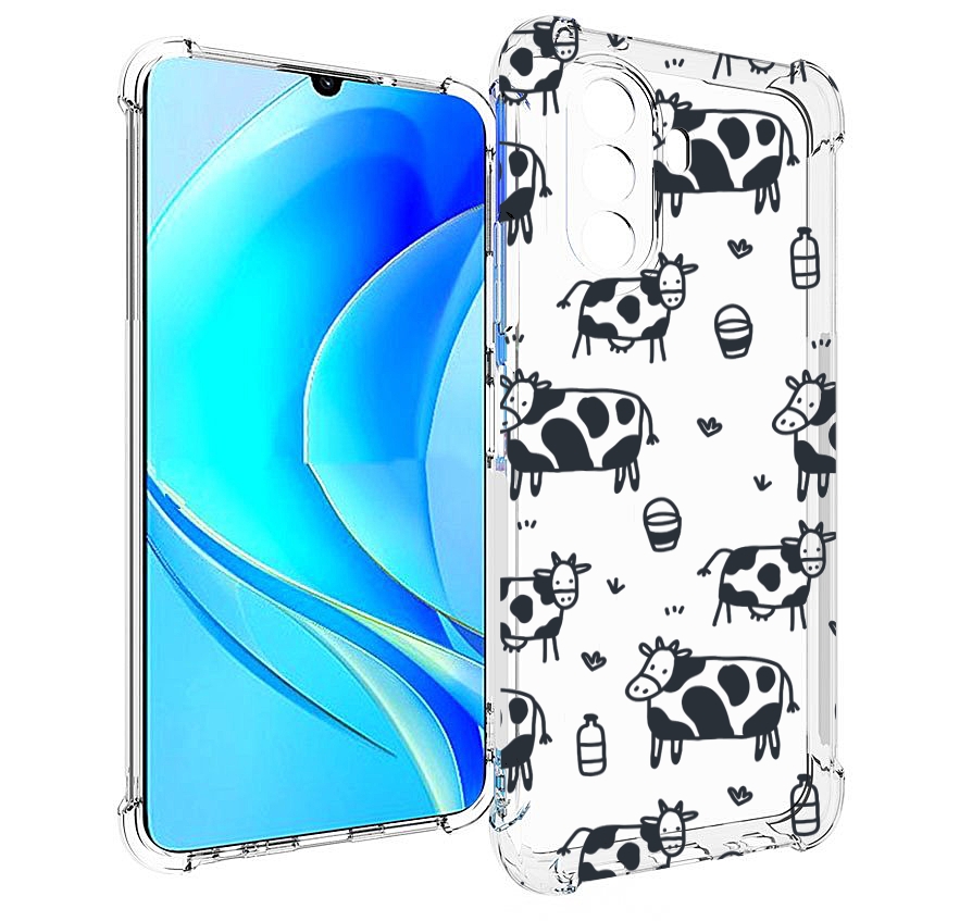

Чехол MyPads маленькие-коровки для Huawei Nova Y70 / Nova Y70 Plus (MGA-LX9N), Прозрачный, Tocco