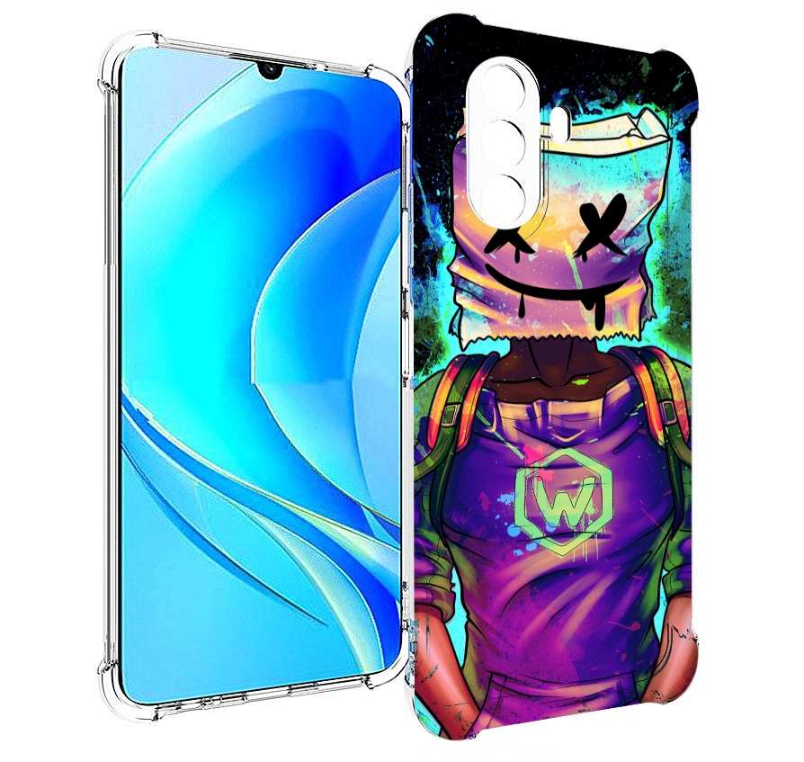 

Чехол MyPads маршмеллоу-глитч для Huawei Nova Y70 / Nova Y70 Plus (MGA-LX9N), Прозрачный, Tocco
