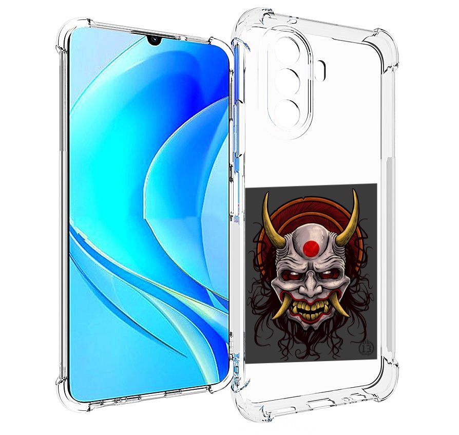 

Чехол MyPads маска с клыками и рогами для Huawei Nova Y70 / Nova Y70 Plus (MGA-LX9N), Прозрачный, Tocco