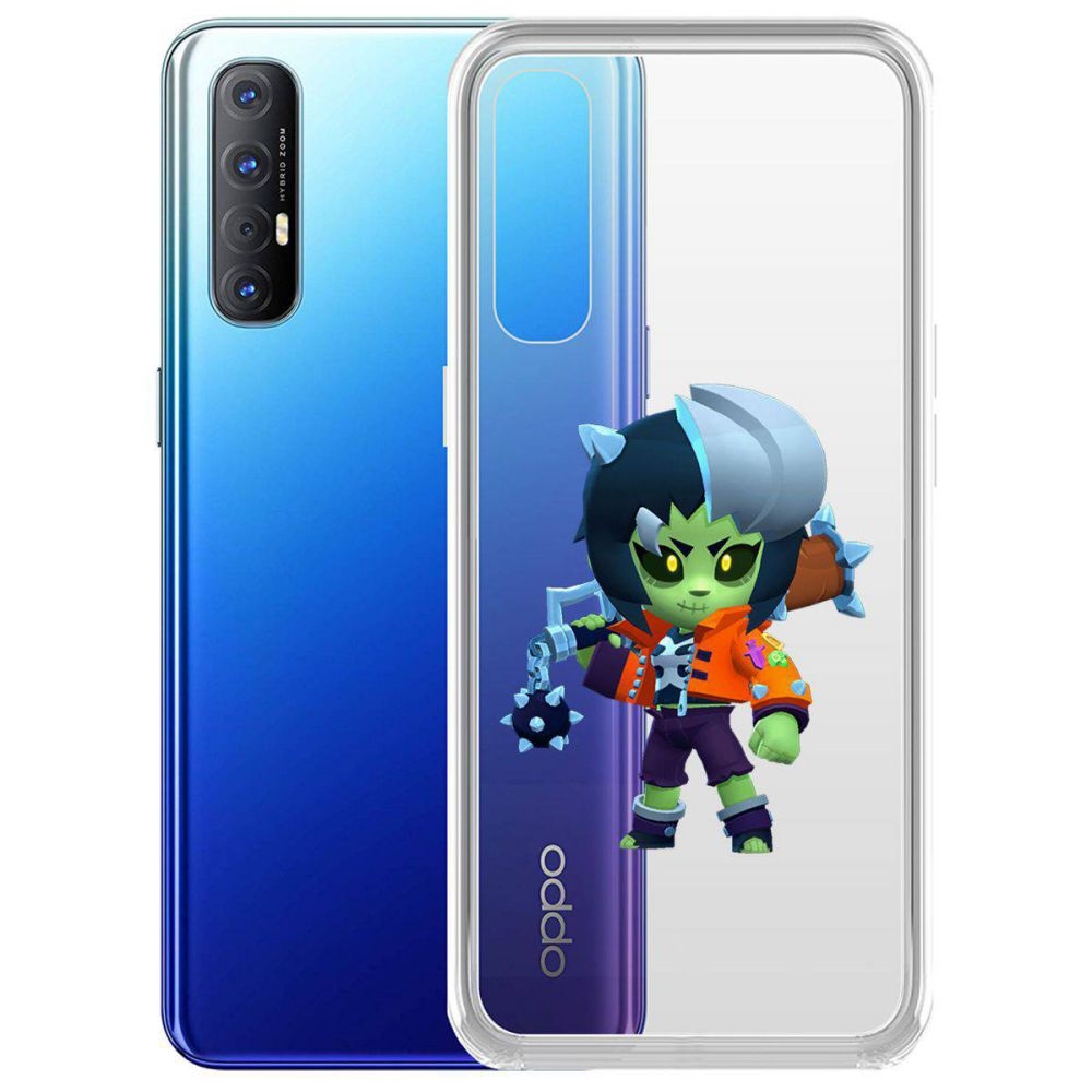 

Чехол-накладка Brawl Stars-ЗомБиби для Oppo Reno3 Pro