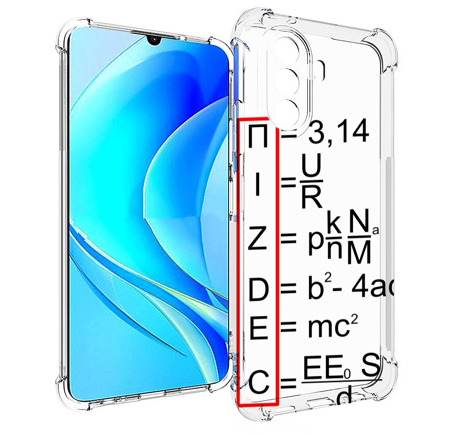 

Чехол MyPads математические-формулы для Huawei Nova Y70 / Nova Y70 Plus (MGA-LX9N), Прозрачный, Tocco