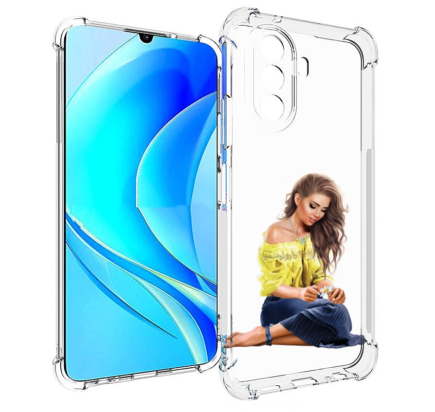 

Чехол MyPads миленькая-девочка женский для Huawei Nova Y70 / Nova Y70 Plus (MGA-LX9N), Прозрачный, Tocco