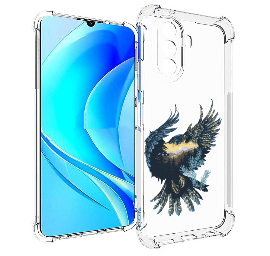 Чехол MyPads мирок в соколе для Huawei Nova Y70 / Nova Y70 Plus (MGA-LX9N)