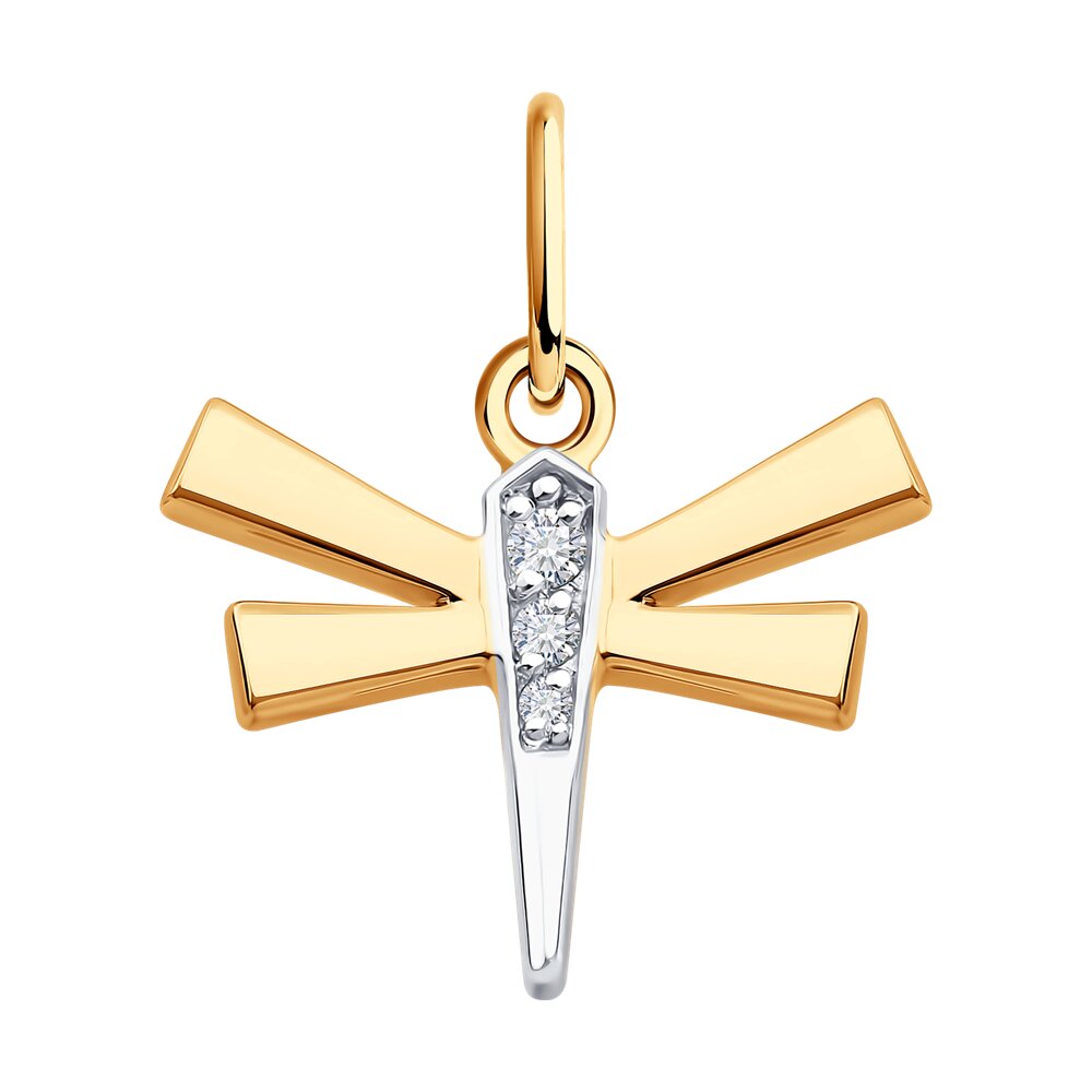 

Подвеска из золота Diamant 51-130-02842-1, фианит, 51-130-02842-1