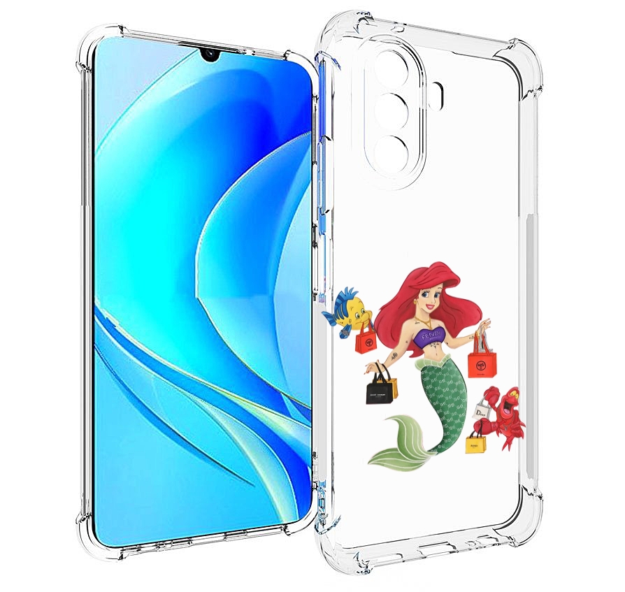 

Чехол MyPads модная-русалка женский для Huawei Nova Y70 / Nova Y70 Plus (MGA-LX9N), Прозрачный, Tocco