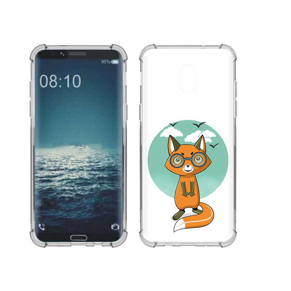 

Чехол MyPads Tocco для Samsung Galaxy J3 задумчивая лиса (PT226926.574.348), Прозрачный, Tocco