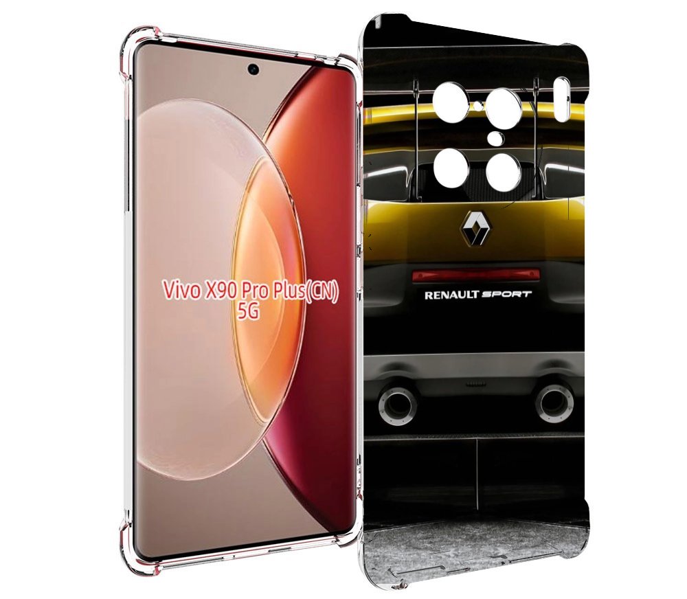 

Чехол MyPads renault-рено-3 мужской для Vivo X90 Pro Plus, Прозрачный, Tocco
