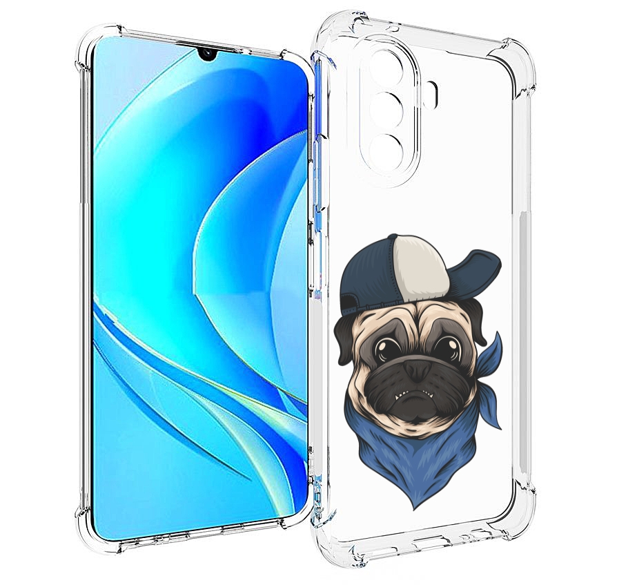 

Чехол MyPads мопс-в-кепке для Huawei Nova Y70 / Nova Y70 Plus (MGA-LX9N) / Huawei Enjoy 50, Прозрачный, Tocco